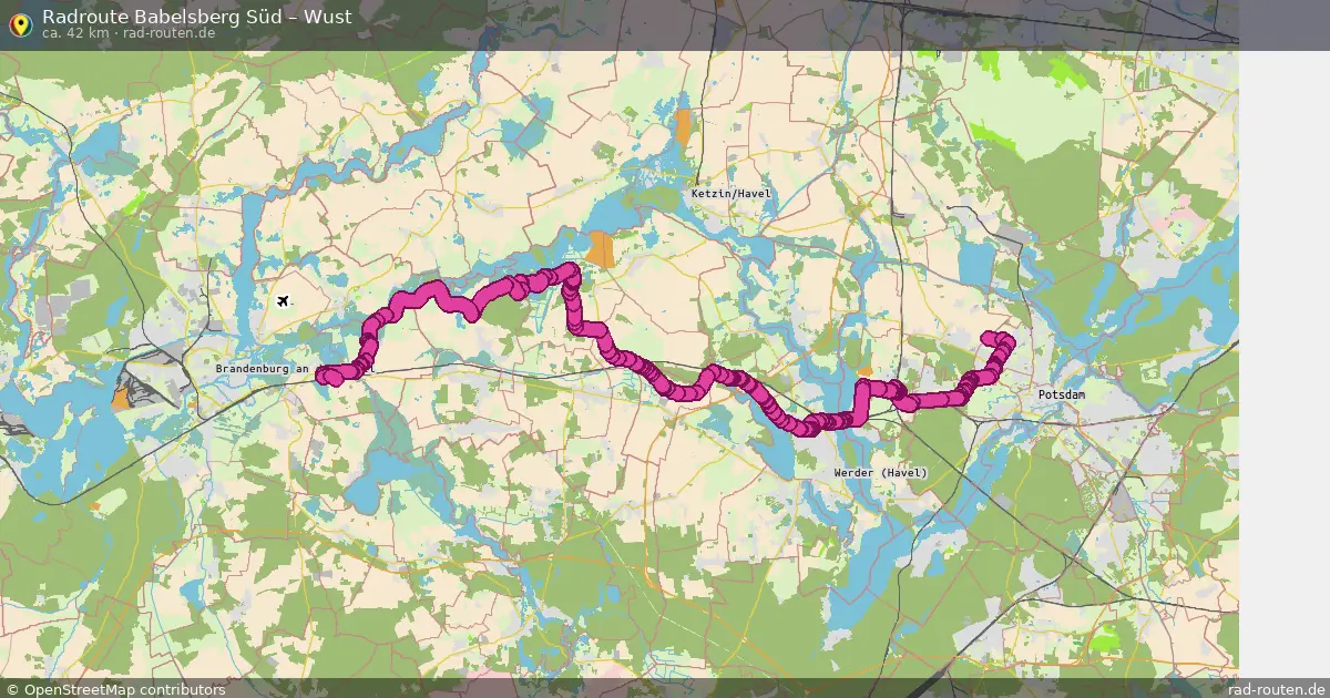 Radtour Babelsberg Süd – Wust