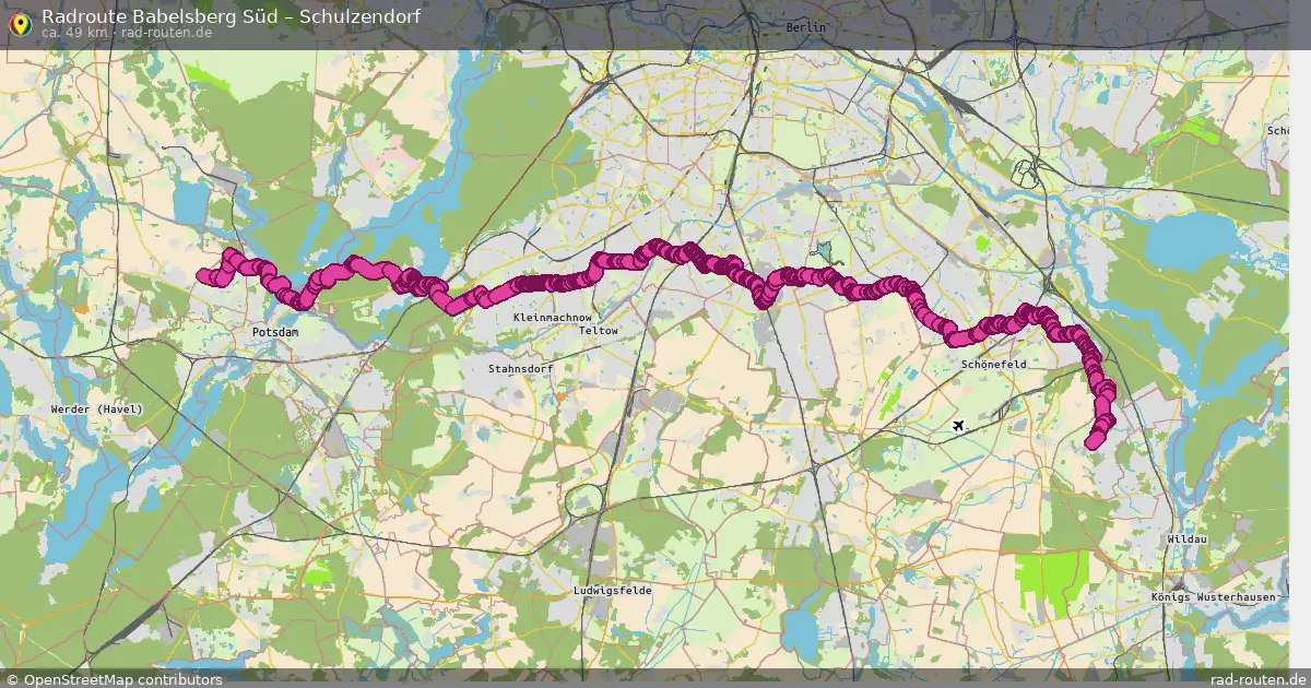 Radtour Babelsberg Süd – Schulzendorf