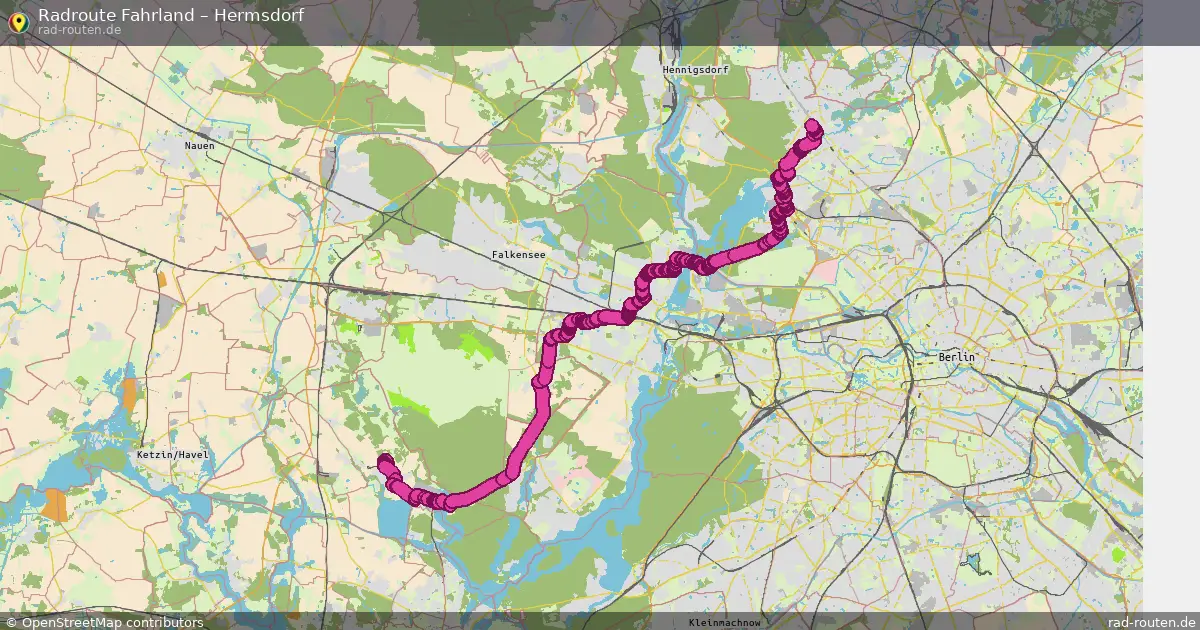 Radtour Fahrland – Hermsdorf
