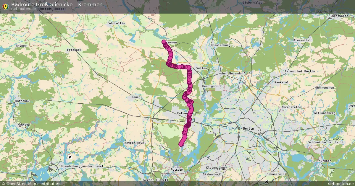 Radtour Groß Glienicke – Kremmen