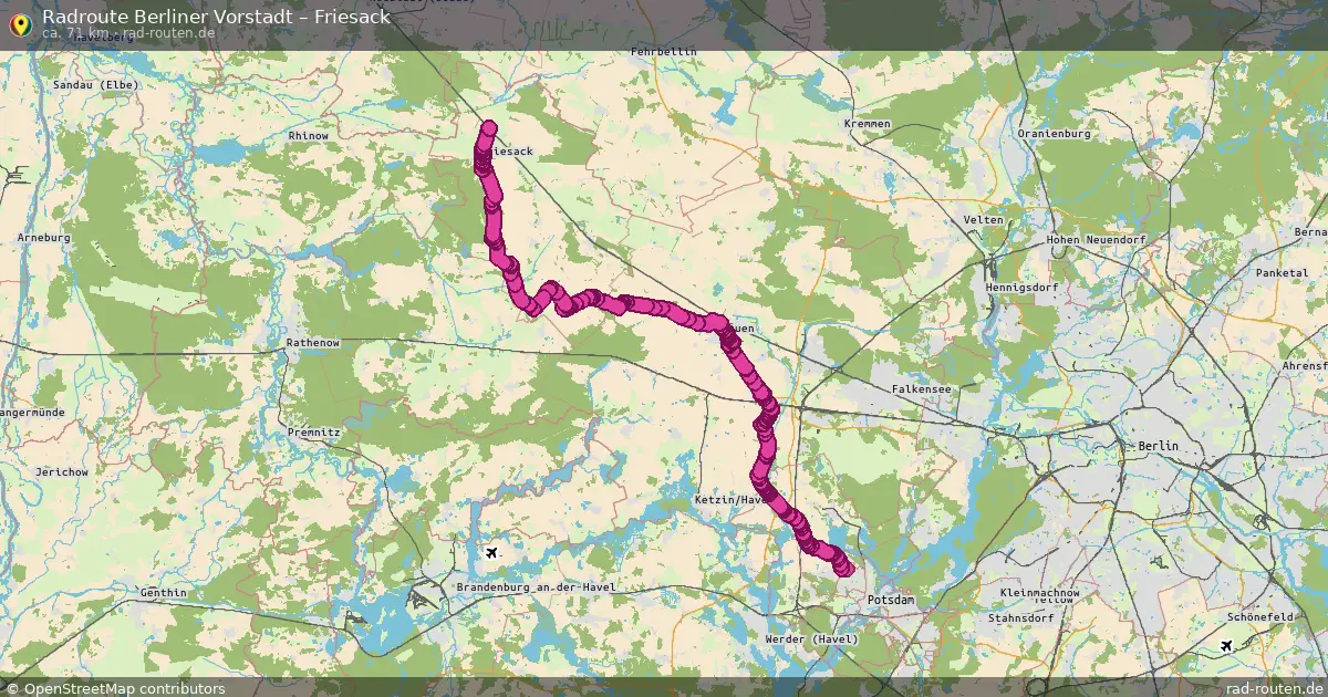Radtour Berliner Vorstadt – Friesack