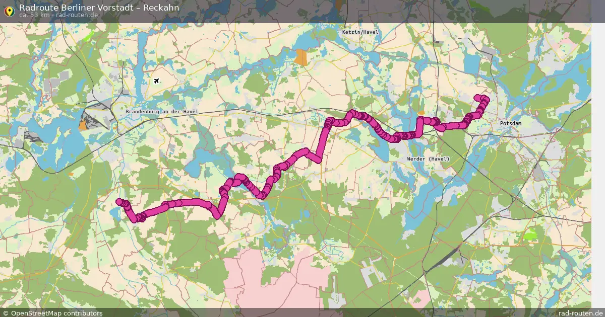 Radtour Berliner Vorstadt – Reckahn