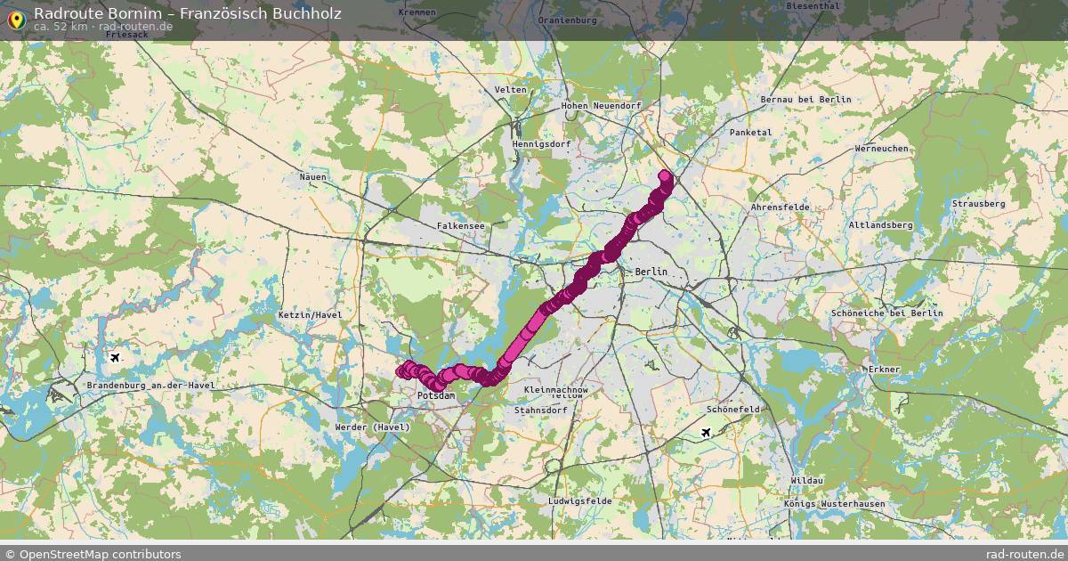 Radtour Potsdam West – Französisch Buchholz