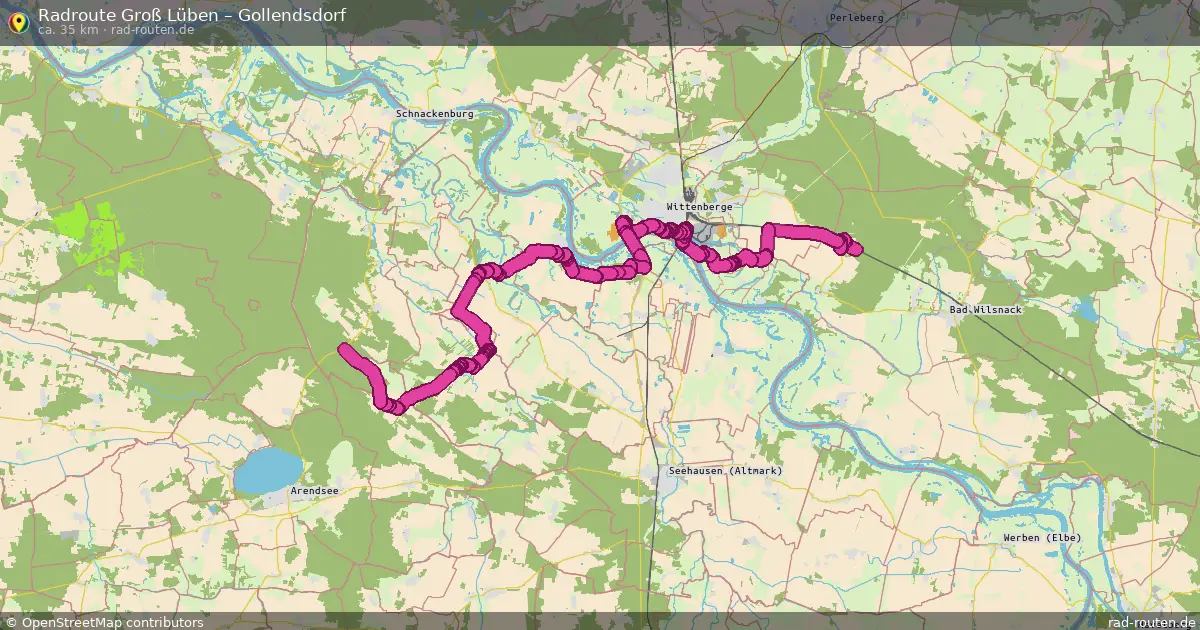 Radtour Groß Lüben – Gollendsdorf