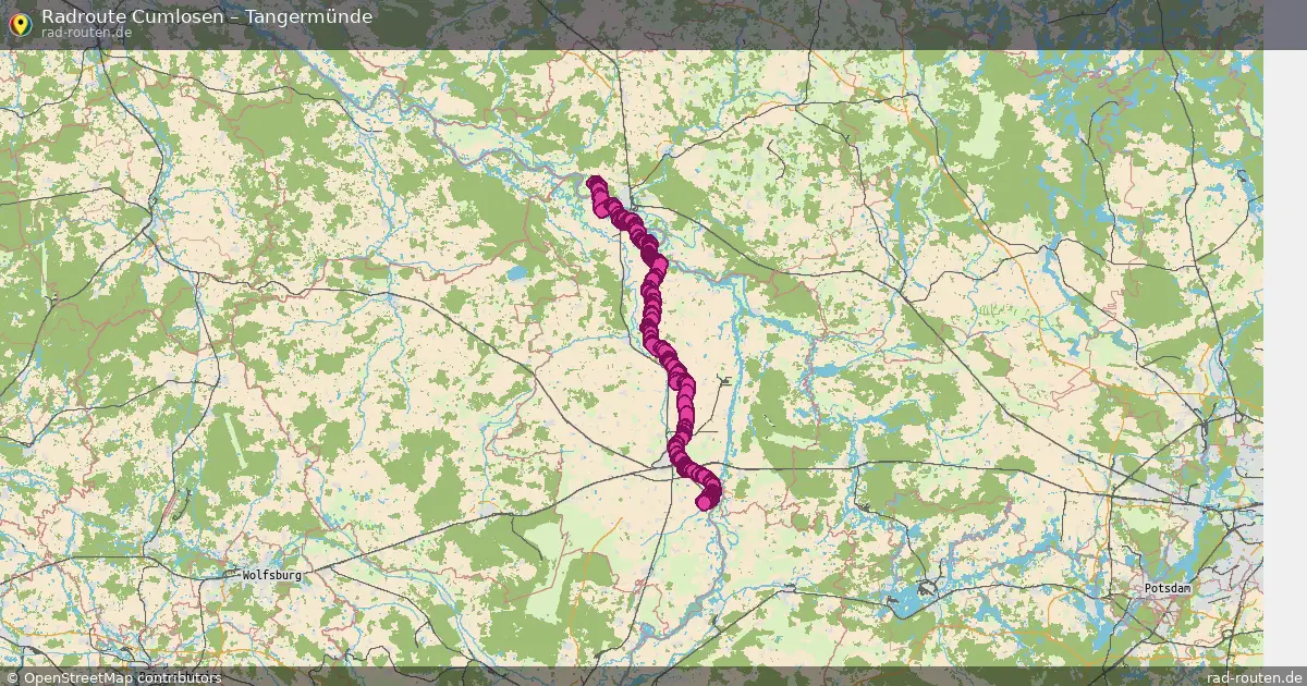 Radtour Cumlosen – Tangermünde