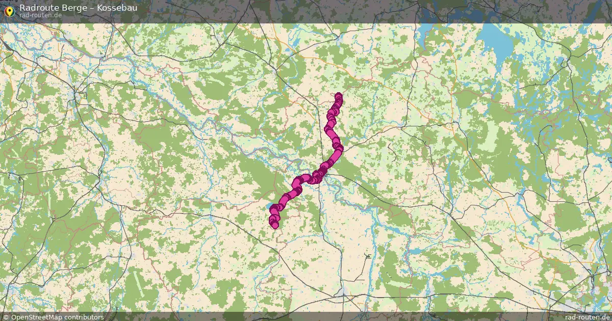 Radtour Berge – Kossebau