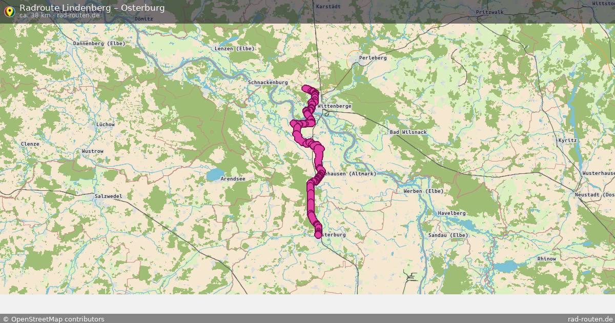 Fahrradroute Lindenberg – Osterburg