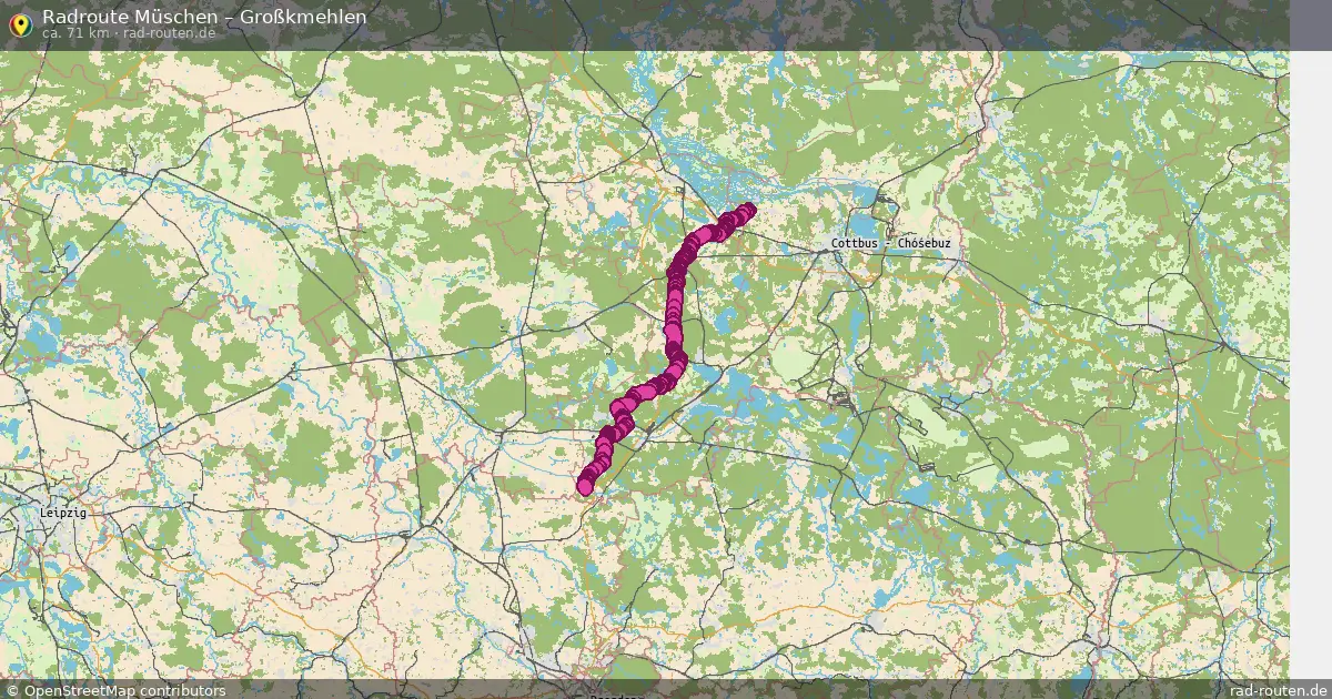 Radtour Müschen – Großkmehlen