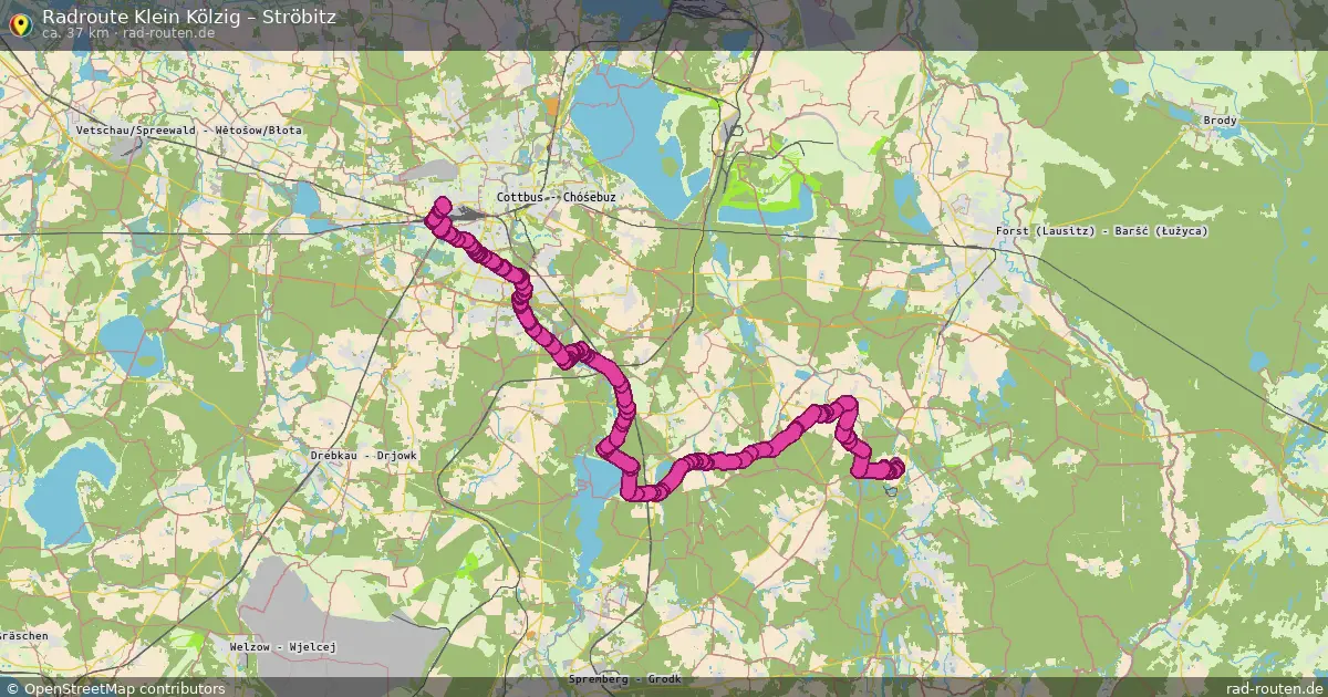 Radtour Klein Kölzig – Ströbitz