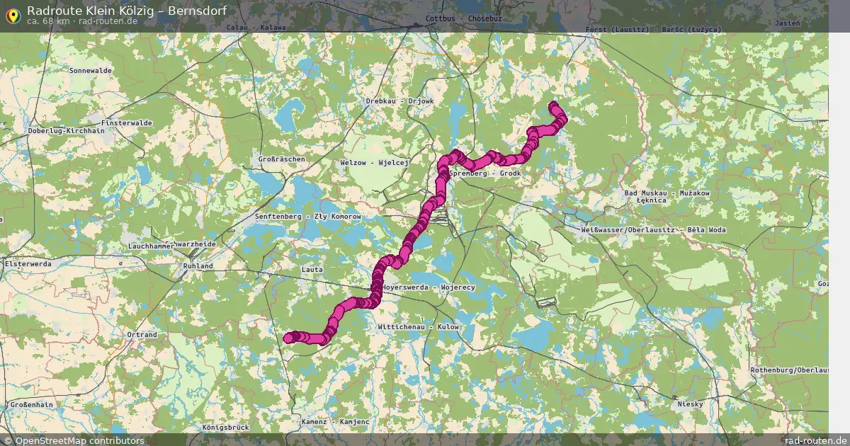 Radtour Klein Kölzig – Bernsdorf
