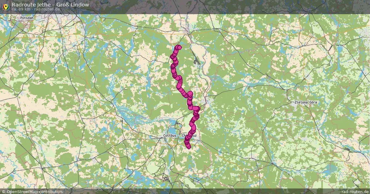 Radtour Jethe – Groß Lindow