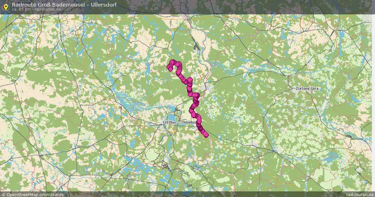Radtour Groß Bademeusel – Ullersdorf