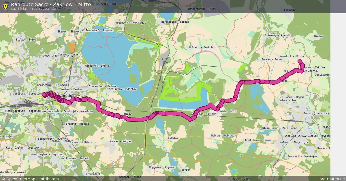Radtour Sacro - Zakrjow – Mitte