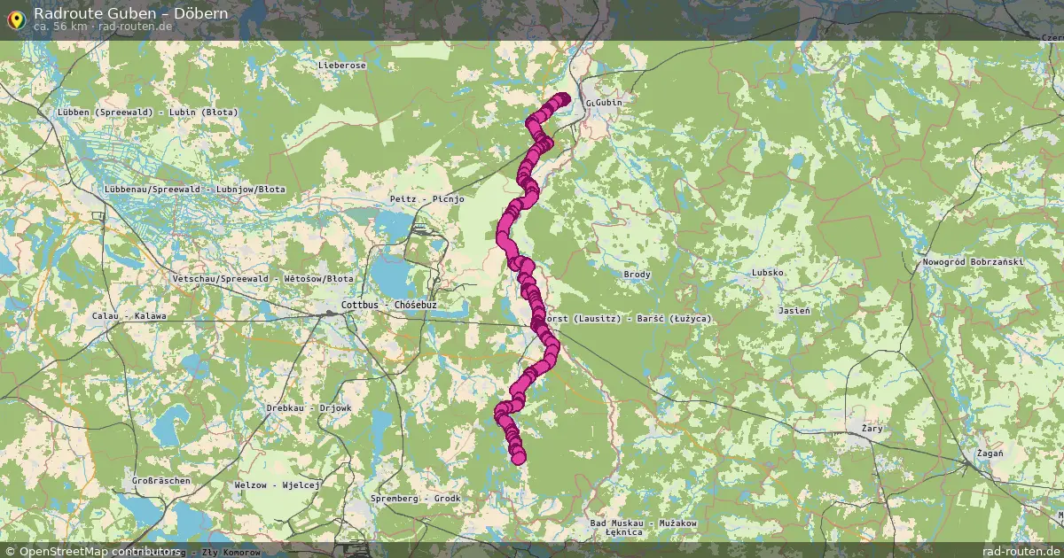 Radtour Guben – Döbern