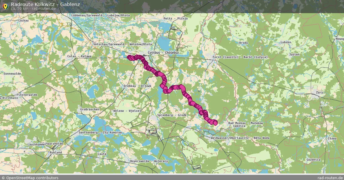 Radtour Kolkwitz – Gablenz