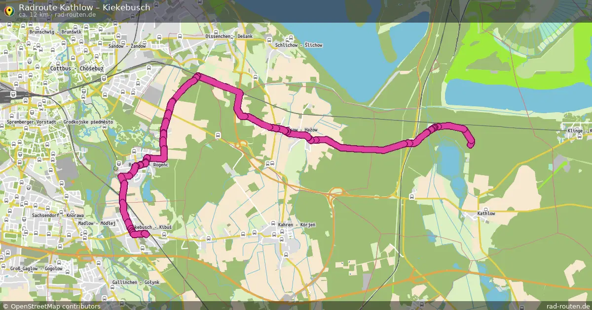Radtour Kathlow – Kiekebusch