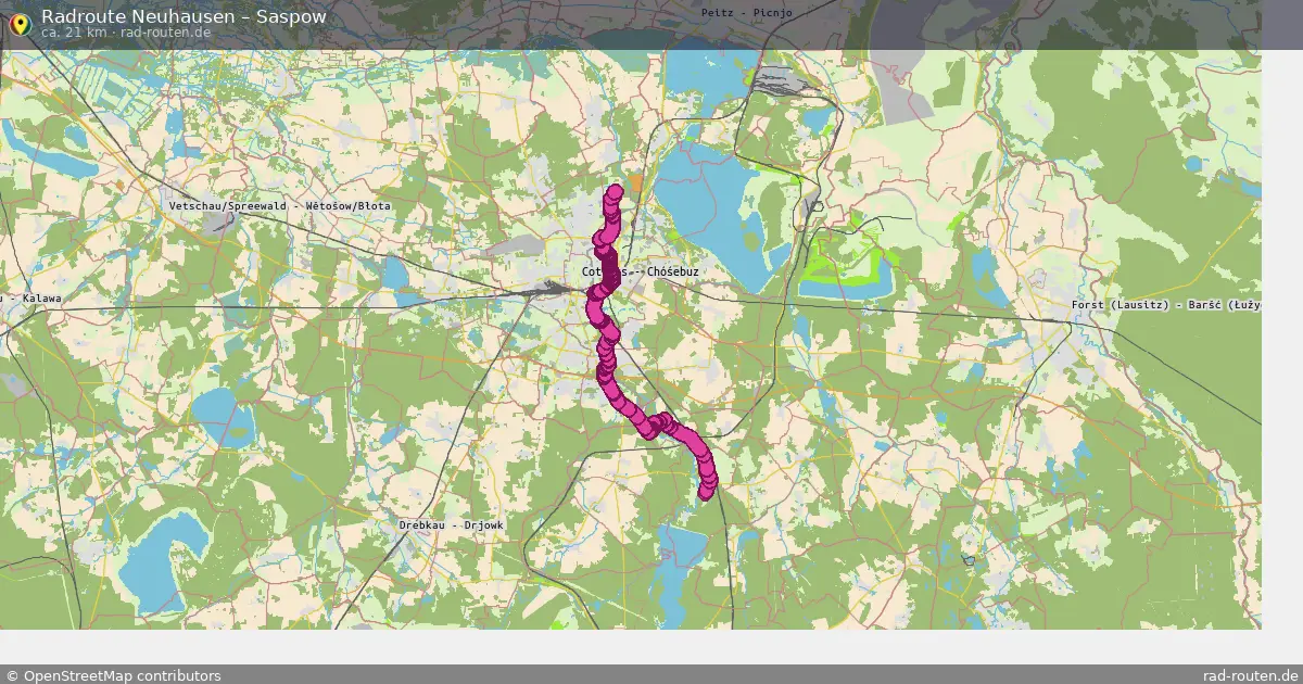 Radtour Neuhausen – Saspow