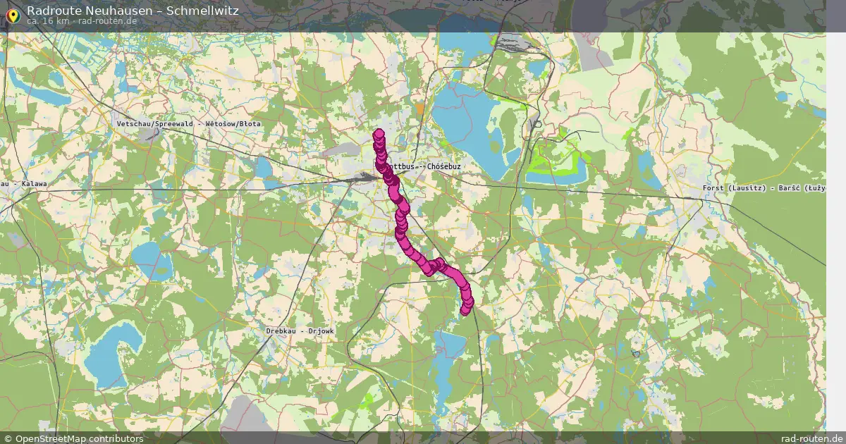 Radtour Neuhausen – Schmellwitz