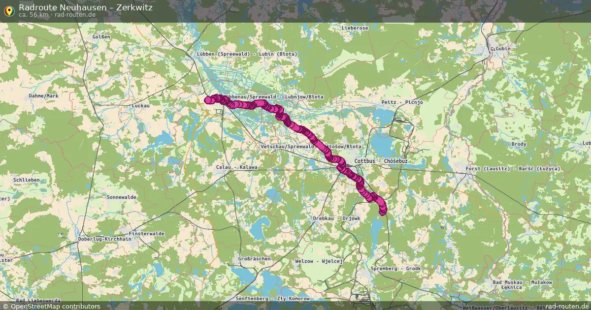 Radtour Neuhausen – Zerkwitz