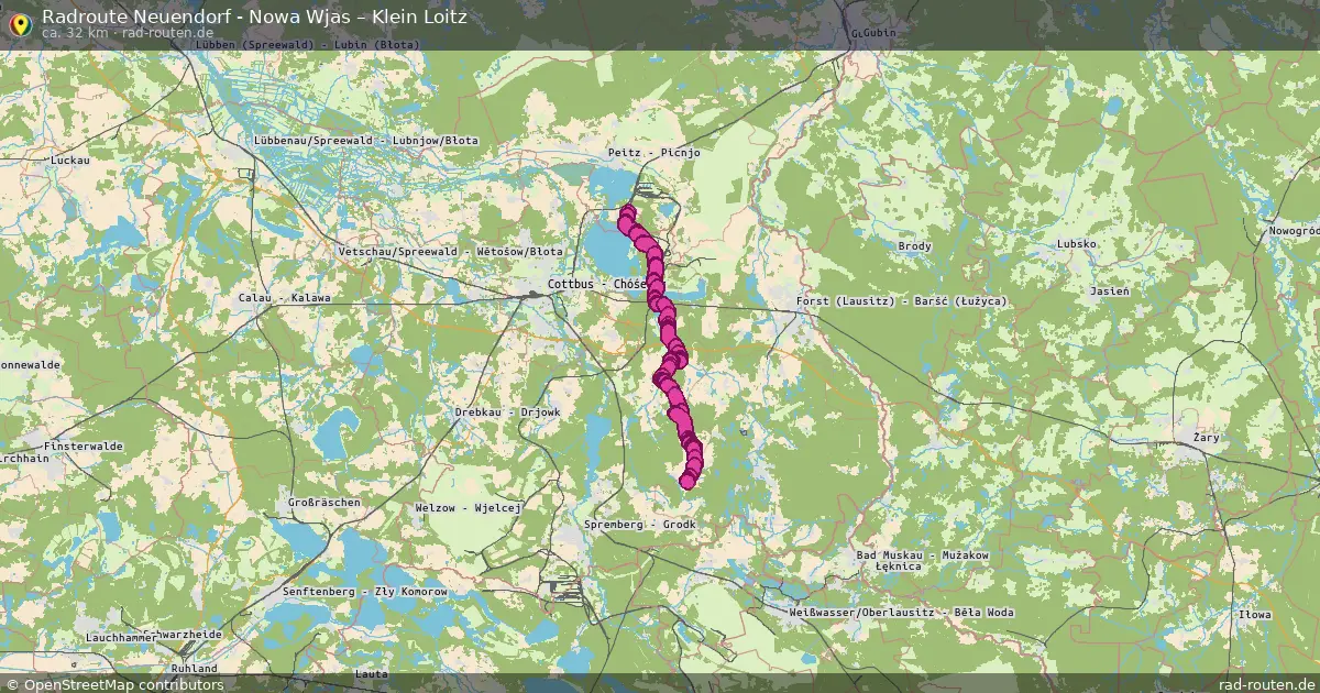 Radtour Neuendorf - Nowa Wjas – Klein Loitz
