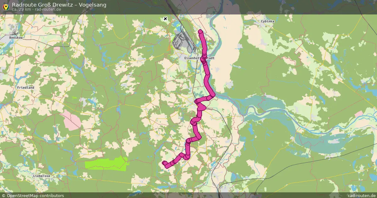 Radtour Groß Drewitz – Vogelsang