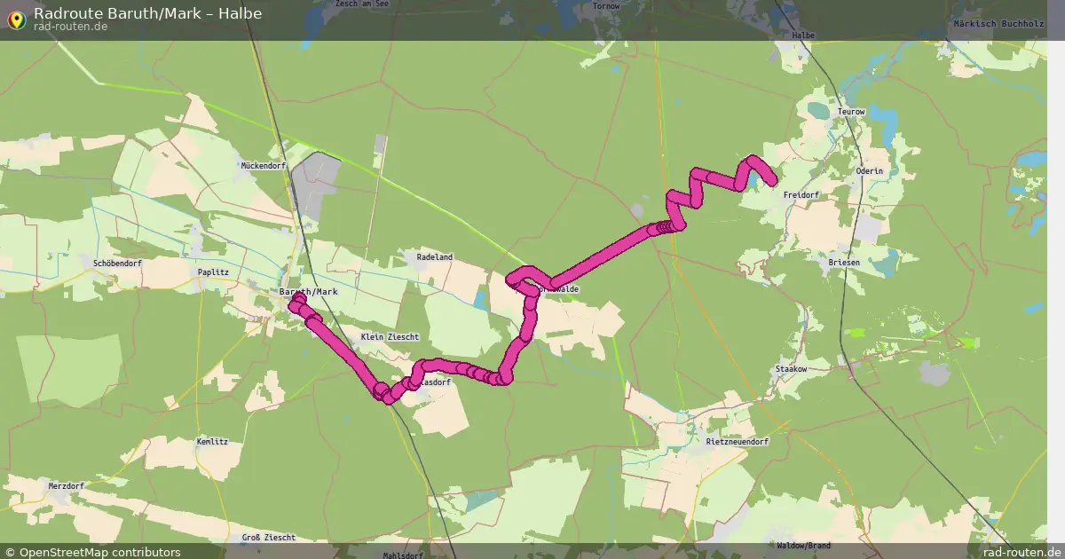 Radtour Baruth Mark – Halbe