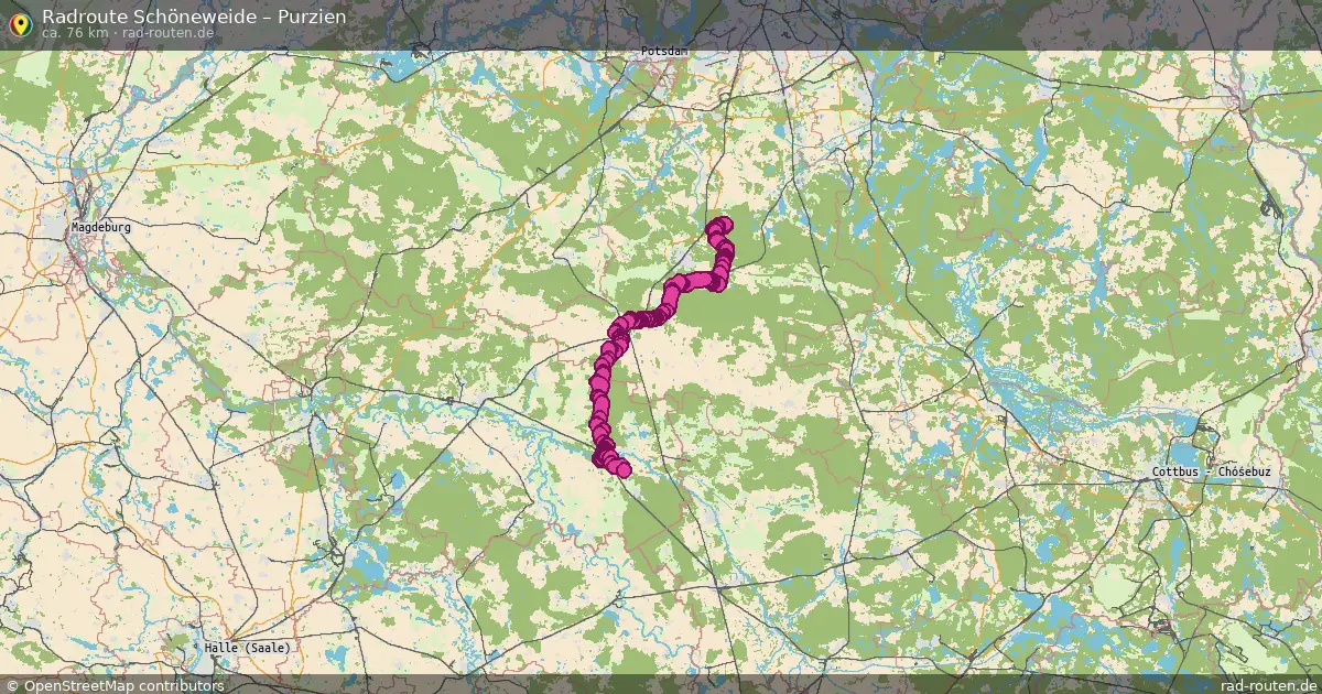 Radtour Schöneweide – Purzien