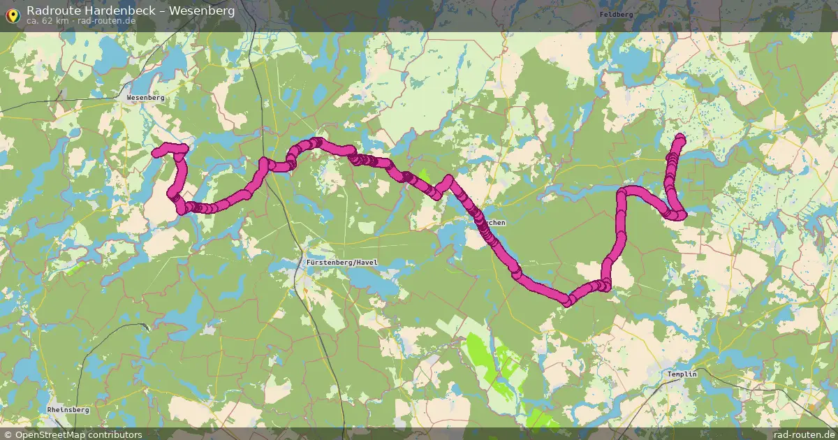 Radtour Hardenbeck – Wesenberg