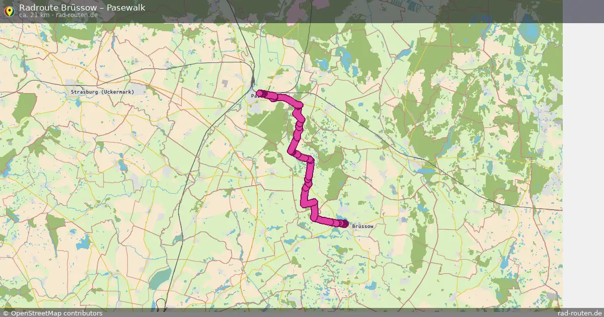 Radtour Brüssow – Pasewalk