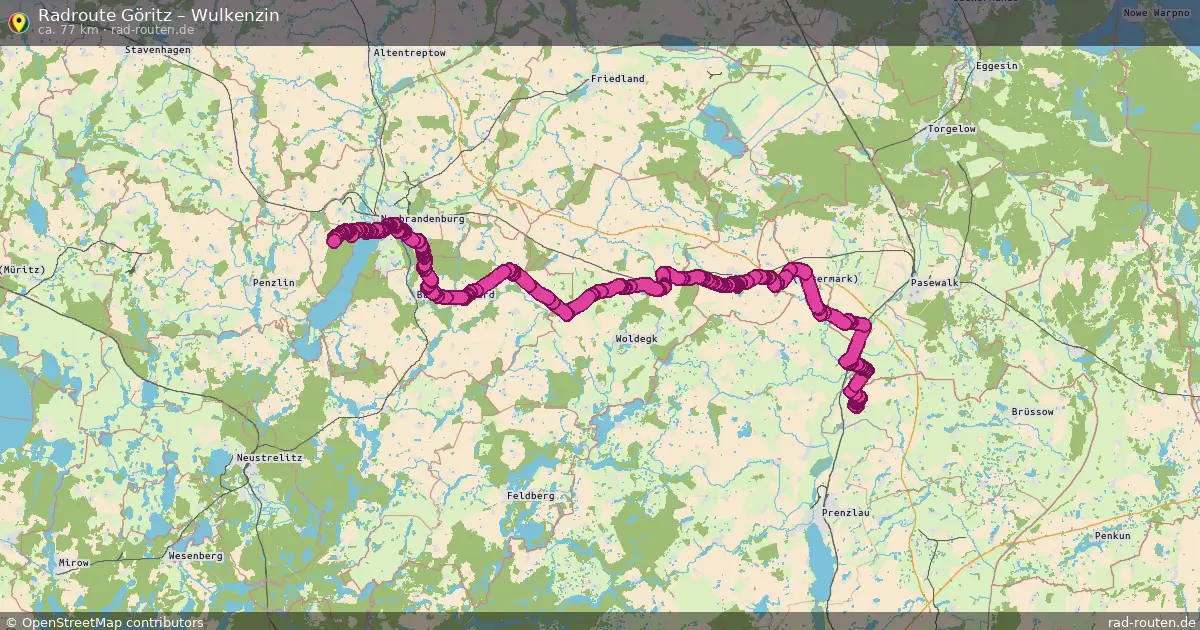Radtour Göritz – Wulkenzin