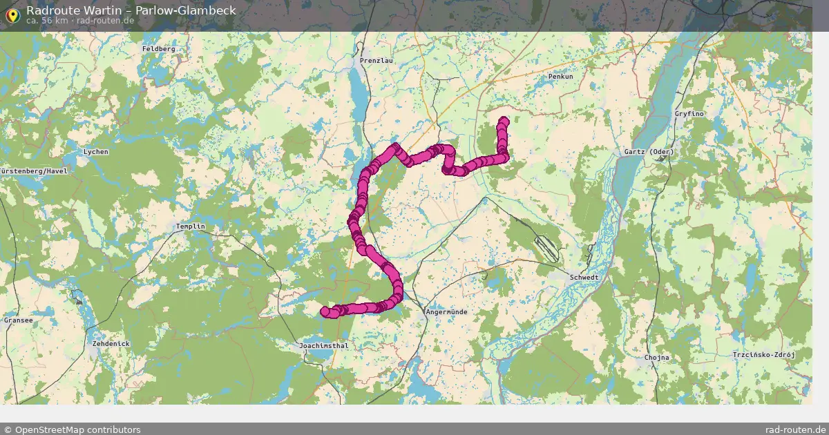 Radtour Wartin – Parlow-Glambeck