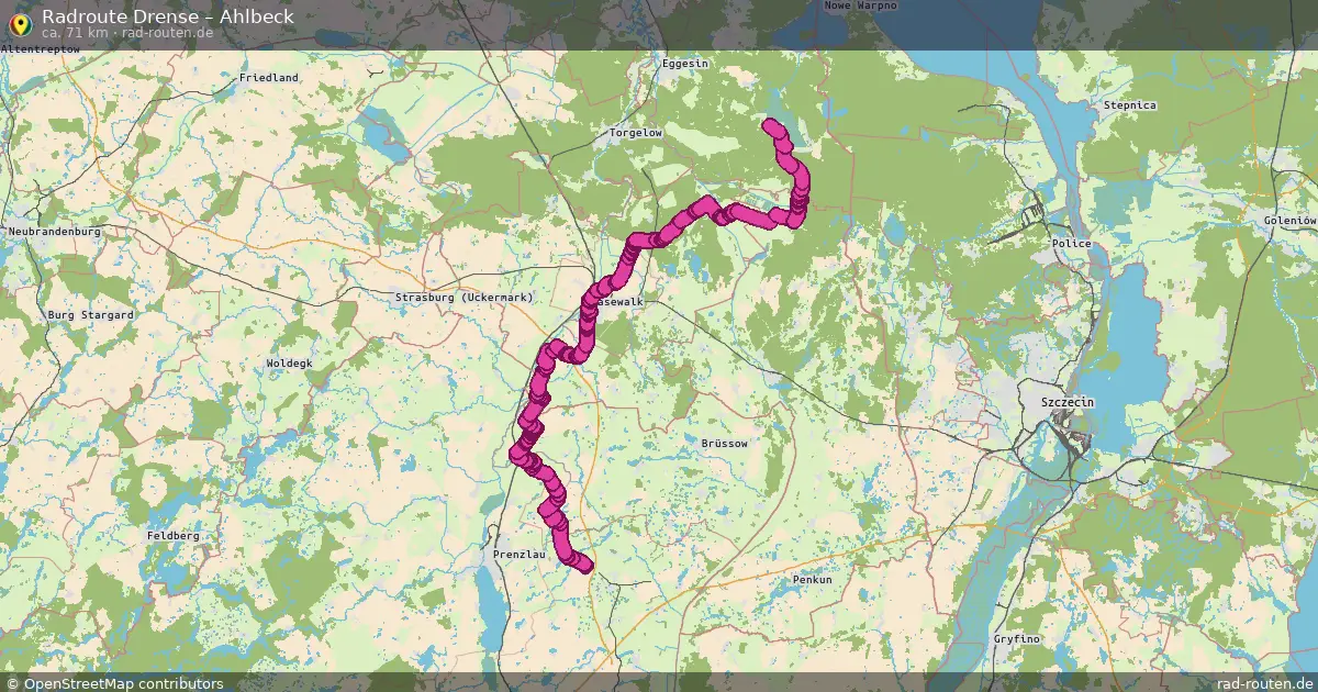 Radtour Drense – Ahlbeck
