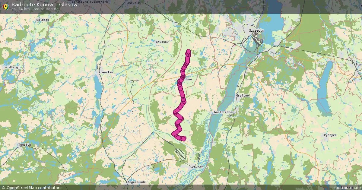 Radtour Kunow – Glasow