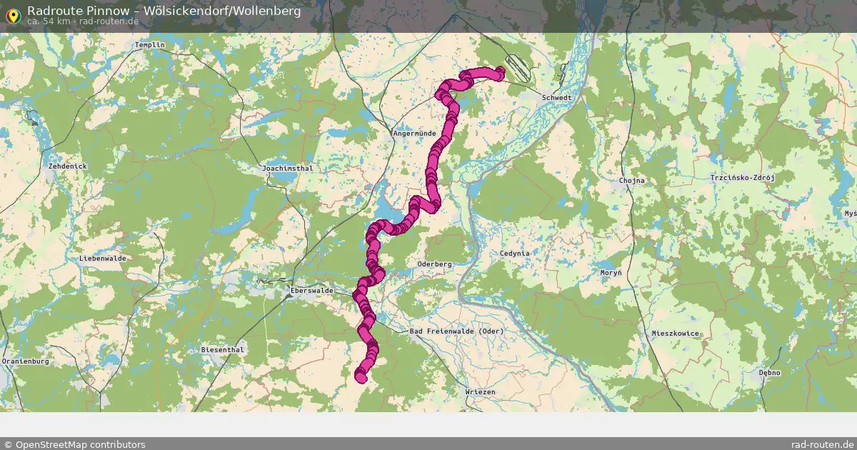 Radtour Pinnow – Wölsickendorf Wollenberg
