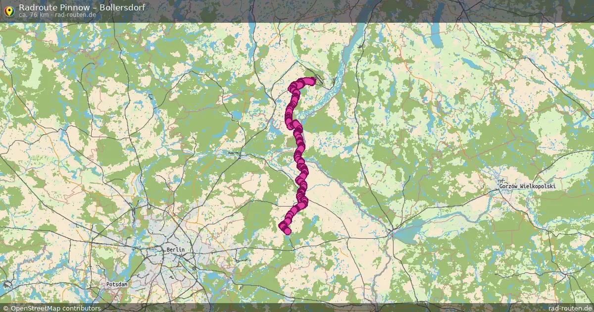 Radtour Pinnow – Bollersdorf