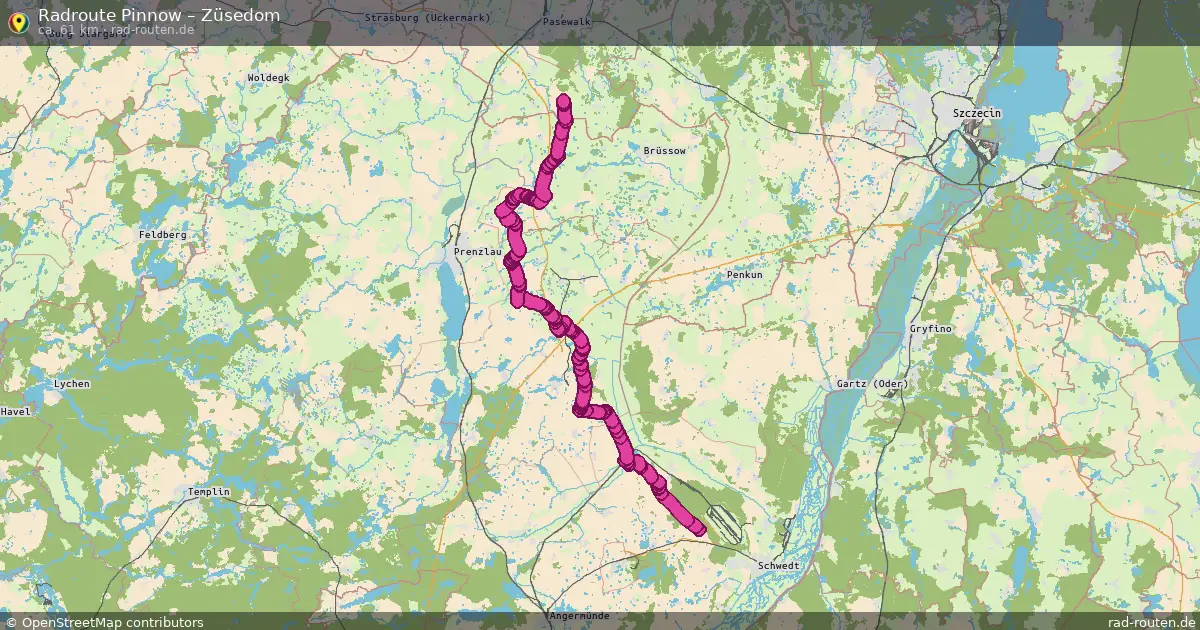 Radtour Pinnow – Züsedom