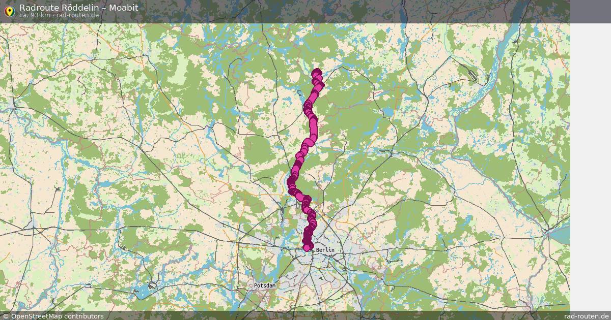 Radtour Röddelin – Moabit