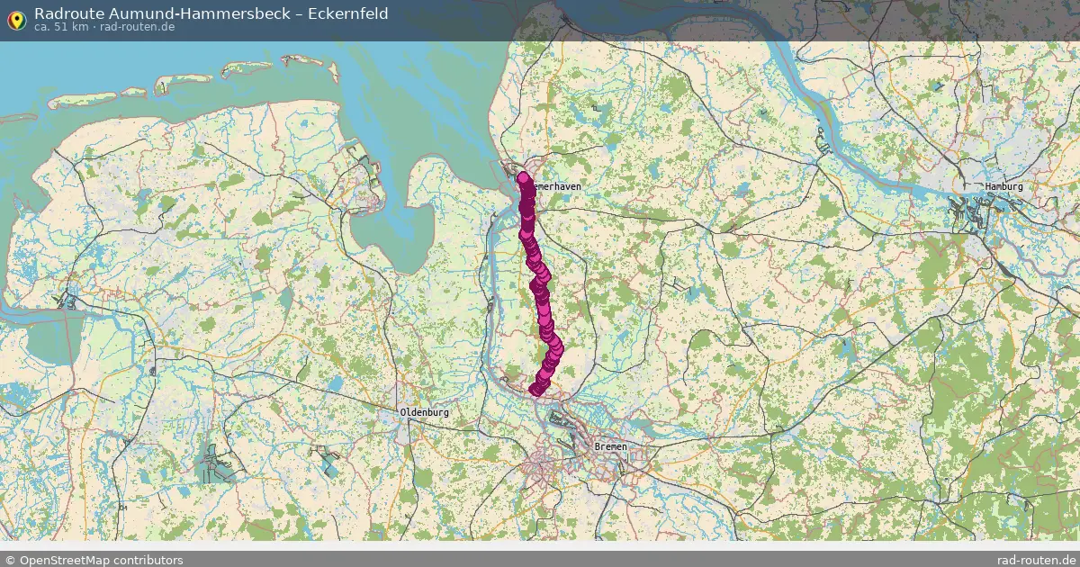 Radtour Aumund-Hammersbeck – Eckernfeld
