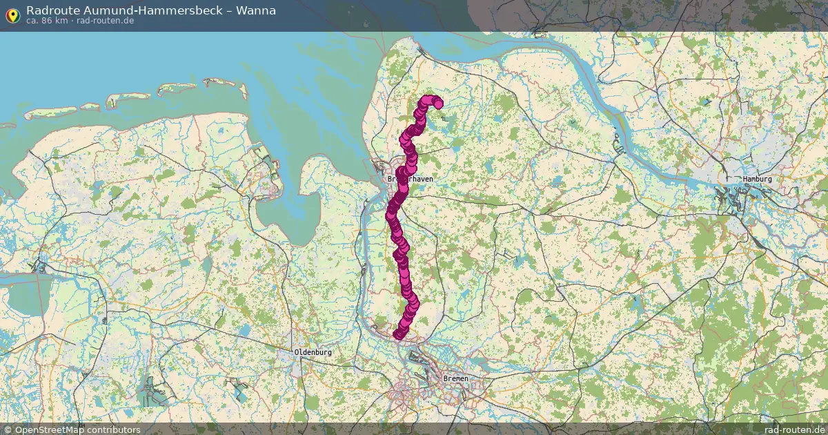 Radtour Aumund-Hammersbeck – Wanna