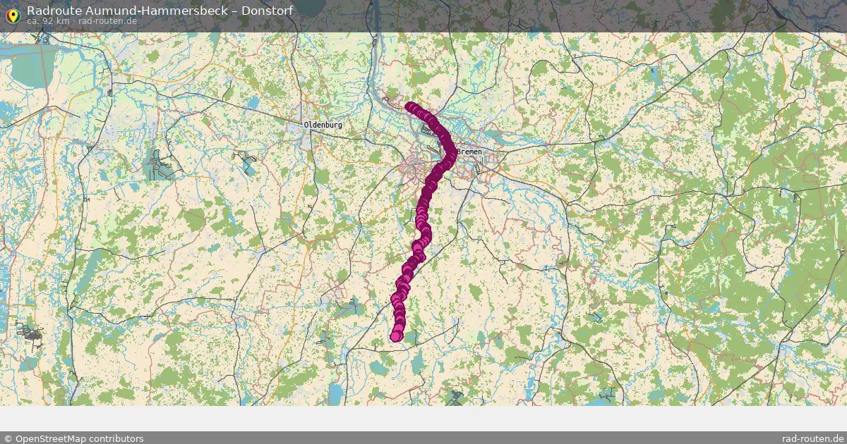 Radtour Aumund-Hammersbeck – Donstorf