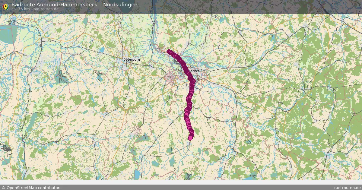 Radtour Aumund-Hammersbeck – Nordsulingen