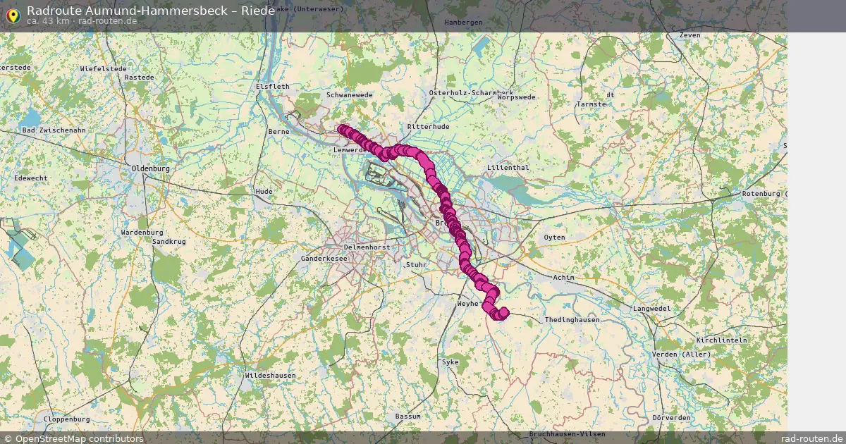 Radtour Aumund-Hammersbeck – Riede