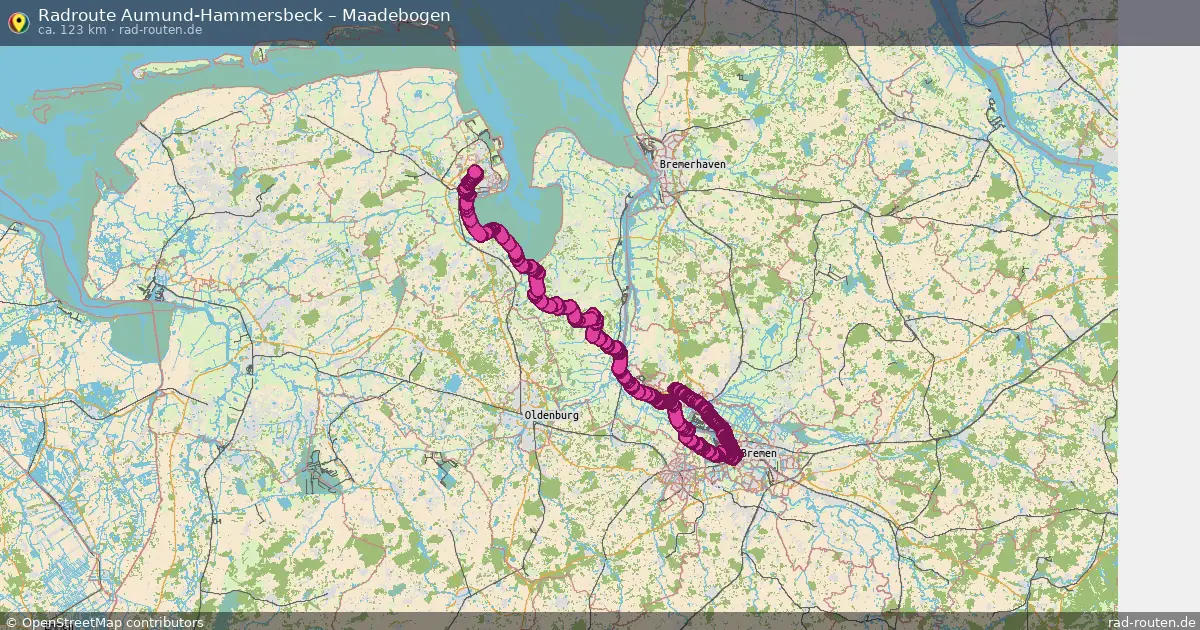 Radtour Aumund-Hammersbeck – Maadebogen