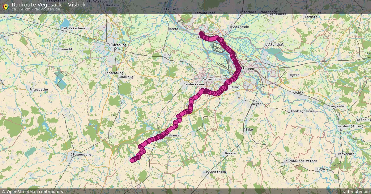Radtour Vegesack – Visbek