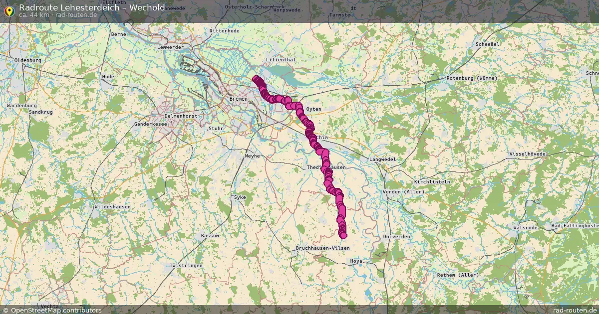 Radtour Lehesterdeich – Wechold