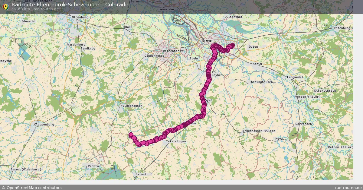 Radtour Ellenerbrok-Schevemoor – Colnrade