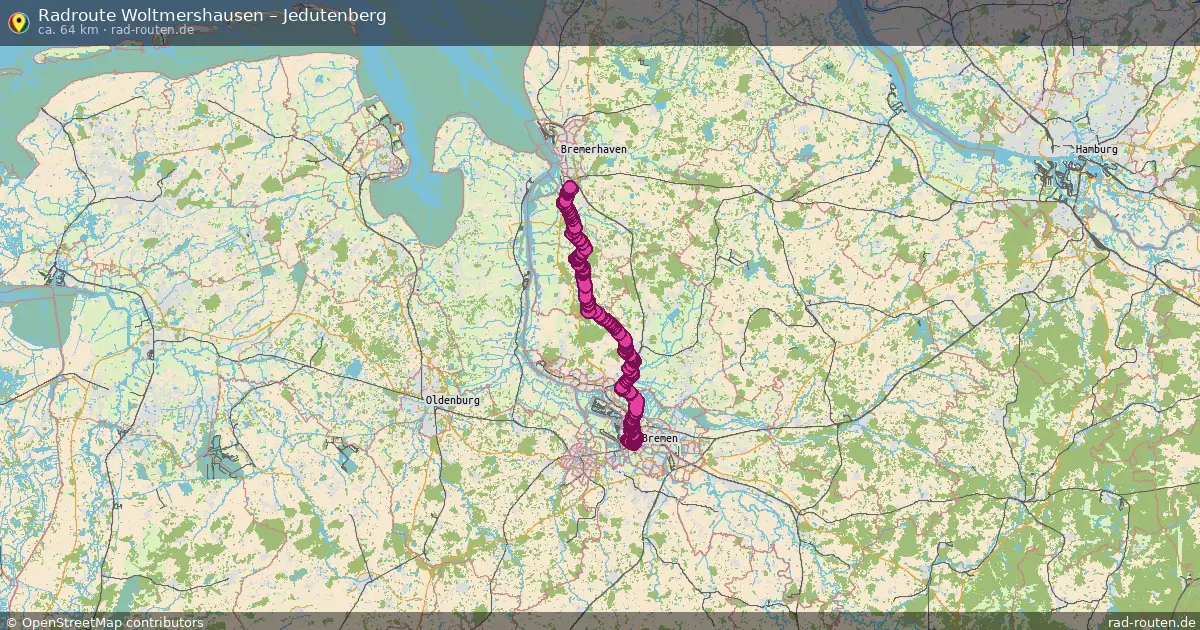 Radtour Woltmershausen – Jedutenberg