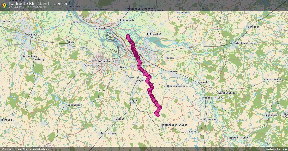 Radtour Blockland – Uenzen