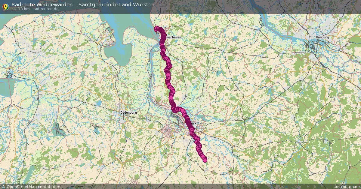 Radtour Weddewarden – Samtgemeinde Land Wursten