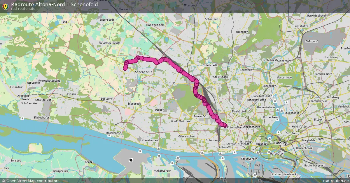 Radtour Altona-Nord – Schenefeld